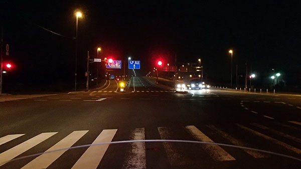 国道４号線バイパス、国道１６号線付近